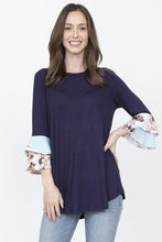 Load image into Gallery viewer, Floral Double Ruffle Tunic
