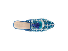 Load image into Gallery viewer, London Rag MARIANA WOVEN FLAT MULES WITH TASSELS
