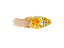 Load image into Gallery viewer, London Rag MARIANA WOVEN FLAT MULES WITH TASSELS
