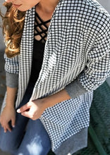 Load image into Gallery viewer, Gingham Cardigan
